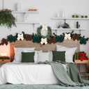 12 Pcs Neutral Velvet Christmas Tree Bows Plush Stuffed Bows for Christmas Tree Hanging Ornament Xmas Fireplace Wreaths Home Decor(Neutral Colors)