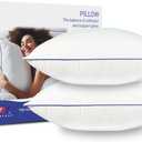 18x18 Pillow Inserts Set of 2Hypoallergenic Square Pillow Inserts, Oeko-TEX Certified Virgin Down Alternative Filling, Machine Washable