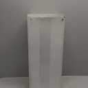 BlissBoard White Mailboxes for Outside Post Mount, Galvanized Steel Metal Mailbox, Standard Size, 20 x 8.7 x 6.7 Inches