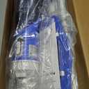 Cordless Pool Vacuum with Telescopic Pole, 18.5 GPM Powerful Suction, 1.5H Supercharge Technology, Handheld Pool Vacuum Cleaner for Above Ground/Inground Pools, Hot Tubs, Blue