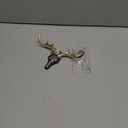 Metal Decorative Wall Mounted Gold Coat Hook for Living Room Closet, Towel Hooks for Bathrooms & Kitchen, Robe Hooks, Heavy Duty Decor Hat Rack for Wall Door (Deer)