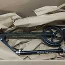 Kick Scooter for Ages 6+, Kids, Teens & Adults. Max Load 240 LBS. 8IN Big Wheels for Kids, Teens & Adults, 3 Adjustable Levels (Black)