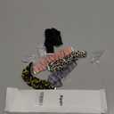 5 Packs 20mm Bands Scrunchie Band Compatible with Samsung Galaxy Watch 7 6 5 4 (40mm/44mm)/Galaxy Watch 3 (41mm)/Active/Active 2/Galaxy Watch 42mm for Women (Black/Pink/Leopard/Grey/Sunflower)