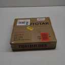 TUTOTAK Tall Round Side Table, Small End Table, Beside Table, Drink Table, Pedestal Side Table, livingroom, Black TB01BK065