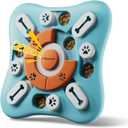 FOXMM Interactive Dog Treat Puzzle Toys for IQ Training & Mental Stimulating,Fun Slow Feeder,Large Medium Small Dogs Enrichment Toys with Squeak Design