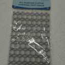 Casabella Lint-Free Microfiber Glass and Mirror Cleaning Cloths, White/Black (Set of 2)