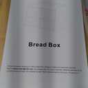 Vintage Double Layer Bread Box for Kitchen Counter Bamboo Bread Storage Container Large Capacity Bread Storage Bin (Natural Bamboo)