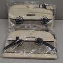 GMQ Backseat Car Organizer, Car Back Seat Organizers with Tray,Multifunctional Car Seat Back Organizer with Foldable Tablet Holder (Beige, 2 PCS)