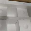 21 in. W x 4 in. H Engineered Stone Sidesplash for Bathroom Vanity Sink Top in Carrara White