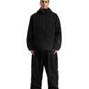 GSOU SNOW Mens Ski Jacket and Pants Set Ski Suit Snowboard Pants Mens Snow Suit Snowboarding Jacket Waterproof Windproof Large