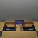 ocioc 52 inch Ceiling Fans with Lights, Large Air Volume Ceiling Fans with Reversible Quiet DC Motor and Remote 2 PackBlack