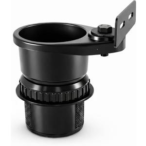 Cup Holder Radio Mount, Universal Bracket Fits for CB Radio Scanners Mobile Devices for 2.6-3.5 inch Holders, Heavy Duty No Drill Installation for Car Truck SUV