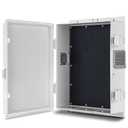 Namunanee Outdoor Electrical Junction Box, ABS Water Resistant Enclosure with Internal Mounting Panel & Hinged Cover (13" H* 9.2" L* 3.7" W)