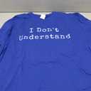 I Don't Understand - Sherlock Holmes and Watson T-Shirt XL (Blue)