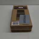 Rustic 2-Slot Mail Sorter Organizer for Wall with Chalkboard Surface & 3 Double Key Hooks - Wooden Wall Mount Mail Holder Organizer  Wall Decor for Entryway Made of Paulownia Wood - Torched Brown