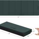 Foldable Yoga Mat 0.32 inches Thick(8mm), SGS Certified POE Material, Non Slip, 71 x 24 inches, Foldable for Travel, Pilates, Camping, Environmental Sports Mat, Odorless