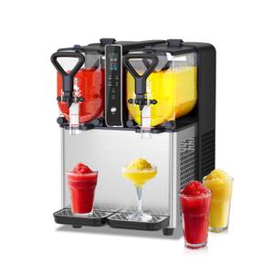 Slushie Machine, No Ice Needed, 0.8 Gallons x 2 Tank Margarita Machine with Food-Grade PC Tank for Margaritas Slushies Frozen Drinks, 500W Slushy Machine for Home Party Birthday Gifts (1.6 Gallons)