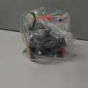 IMUSA Salt and Pepper Grinder Set  2-Pack Manual Salt Grinder & Pepper Mill with Adjustable Ceramic Grinder for Coarse to Fine Spices, 4oz, Refillable Glass Base, Easy-Grip Salt & Pepper Set (Gray)