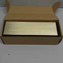 BVL Toilet Brush and Holder Set Brushed Gold Freestanding for Bathroom