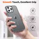 zapica Magnetic for iPhone 14 Pro Max Case, [Compatible with MagSafe] [Military Grade Drop Protection] Translucent Matte Shockproof Anti-Scratch Phone Cover, Dark Gray