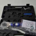 Delgada Copper Propress Tool Hydraulic Copper Pipe Crimping Tool with 1/2" 3/4" 1" Jaws, Pipe Cutter and Deburring Tool, for Plumbing Narrow Space and Tee Fittings