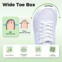 IIV Women Wide Toe Box Walking Sneakers Arch Support Plantar Fasciitis