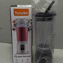Portable Blender for Smoothies and Shakes, 18oz Rechargeable Electric Personal Juicer Cup with Dual Mode, 6 Sharp Blade Drink Mixer Bottle with Leakproof-Lid & Sip Spout for Kitchen/Travel/Gym