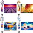 8 Pack Small Jigsaw Puzzles for Adults Challenging Puzzle Mini Jigsaw Puzzles for Adults 150 Pieces Puzzles 6 x 4 Inches