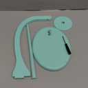 Magnetic Yarn Holder Spinner for Crocheting and Knitting Durable Molded Plastic Yarn Organizer for Crochet Supplies and Yarn Storage, Smooth Rotation Base Green