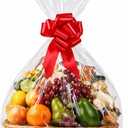 Purple Q Crafts Cellophane Gift Bags For Gift Baskets 24"x30" (20)