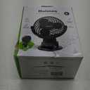 Holmes 4 On-The-Go Personal Fan with Clip  3 Speed Settings, 360 Rotation, Rechargeable Battery, USB-C Charging, Compact & Portable Design, Black  Ideal for Desks & Personal Spaces
