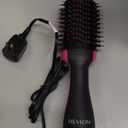 REVLON One-Step Volumizer Hair Dryer and Styler  Easy Salon-Style Blowouts  Less Frizz, More Shine, and Reduced Heat Damage, for All Hair Types and Lengths (Black) (1.0 VOLUMIZER)
