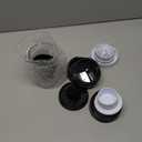 Nourished Essentials 8-in-1 Spiralizer Juicer Grater Set of 9 - Compact Plastic Vegetable Noodle Maker with Stainless Steel Blades - Dishwasher Safe - Spiralizer for Veggie Noodles