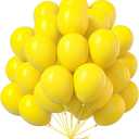 PartyWoo Yellow Balloons 100pcs 12 Inch Yellow Latex Helium Balloons for Birthday Baby Shower Graduation Sunflower Anniversary Engagement Bee Hawaiian Beach Lemon Theme Party Decorations Yellow-Y55