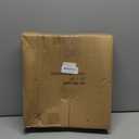 2 Piece White Round Serving Tray with Handles, Woven-Texture Faux Leather Ottoman Tray for Living Room, Decorative Tray for Coffee Table Home Decor