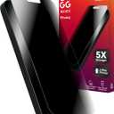 ZAGG Glass Elite Privacy Screen Protector for iPhone 16 Pro Max - 2-Way Privacy Filter, Ultra-Strong Tempered Glass, 5X Stronger, InvisibleShield, Smudge-Free, Easy Install, Recycled Content