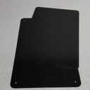 2Pack Black Magnetic Board,17.5" x 11.4" Magnet Bulletin Board to Display Magnetic Notes, Poetry, Photos, Suitable for Wall, Refrigerator, Cabinet etc, Come with 8 Pcs Dual Lock Tape and Screws