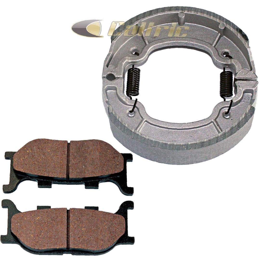 Replacement Part Front Brake Pads and Rear Brake Shoes for Yamaha XV250 V-Star 250 2008-2020