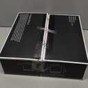 Set of 2 Pure White Linen Drum Lamp Shade 13" Top x 13" Bottom x 10" High (Spider) Contemporary Lamp Shades for Table Lamps & Bedside Lamps Replacement Lampshade