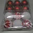 Christmas Ball Hanging decorations3.14 inch, 12 Pieces of shatterproof Christmas Tree Decoration Balls Set, Suitable for Party Floral Christmas Tree Decoration (3.14 inches 12 Balls)