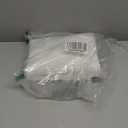 NICETOWN White Sheer Linen Curtains for Living Room 84 inch Length 2 Panels Set, Grommet Semi Sheer Privacy with Light Filtering Flax Window Treatments for Bedroom, W52 x L84