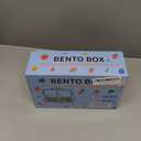 SHPMXUPW Kids Bento Lunch Box  12oz StainlessSteel Soup Thermo & 3Compartment LeakProof Food Container with BuiltIn Ice Pack, Insulated Food Jar for Boys & Girls, School & Travel (Blue-Universe)