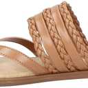 Women's Anji Flat Sandal, Tan, 10