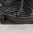 14" inch Slim Fan Push Pull Electric Radiator Cooling Fans 12V Mount Kit Unversal Black