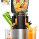 Godspeeds Juicer Machines with 5.8" Large Feed Chute, Slow Masticating Cold Press Juicer for Whole Fruits & Vegetables, Easy to Clean Design, High Juice Yield Home Juicer for Daily Wellness
