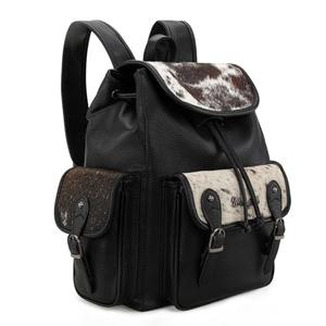 Montana West Wrangler Backpack Purse for Women Men Western Backpack Floral Tooled Travel Bags WG12-9110BK