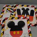 TONIFUL Mouse 2nd B-Day Party Supplies Red Yellow Black Balloon Box with Letters, Red Mouse Theme TWO Years Old Birthday Party Favors for Second Birthday Decoration