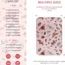 IEUUMLER Washable Pee Pads for Dogs, 2 Pack Insect Pattern Reusable Waterproof Puppy Potty Pads, Non-Slip Absorbent Pet Training Pads for Playpen Crate Bed EU014 (Pink)