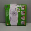 15.8 Inch Black LED Flush Mount Ceiling Light, 32W, 3480LM, 3000K/4000K/6000K CCT Selectable, Round Flat Panel Light Fits Hallways, Kitchens, Bedrooms, Laundry Rooms