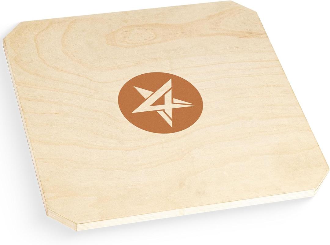 Yes4All 350LBS Professional Wooden Balance Board for Leg Workout, Anti-Slip Rocker Board, Wobble Board for Standing Desk, 20x20 Inches
